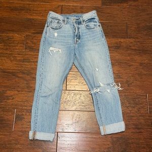 Levi 501 crop jeans